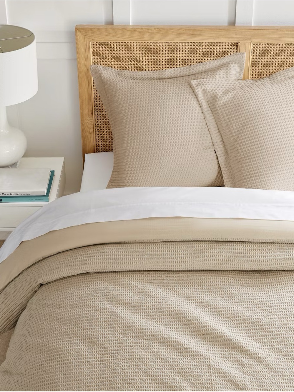 NWT 2 Waffle Weave Euro Sham Pillowcases – Taupe - Picture 4 of 4